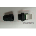 M20 M22 M25 8 Pin Female RJ45 Socket connector